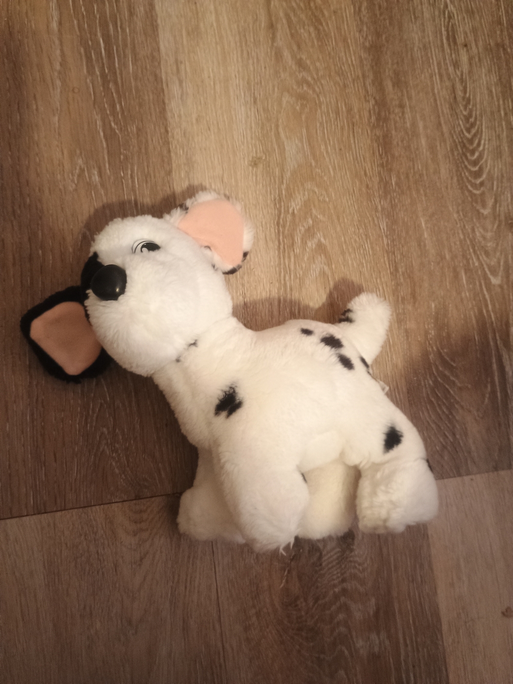 Vintage Mattel 1991 Disney Dalmatian Puppy Dog Stuffed Toy plush white black 8in - Picture 8 of 13